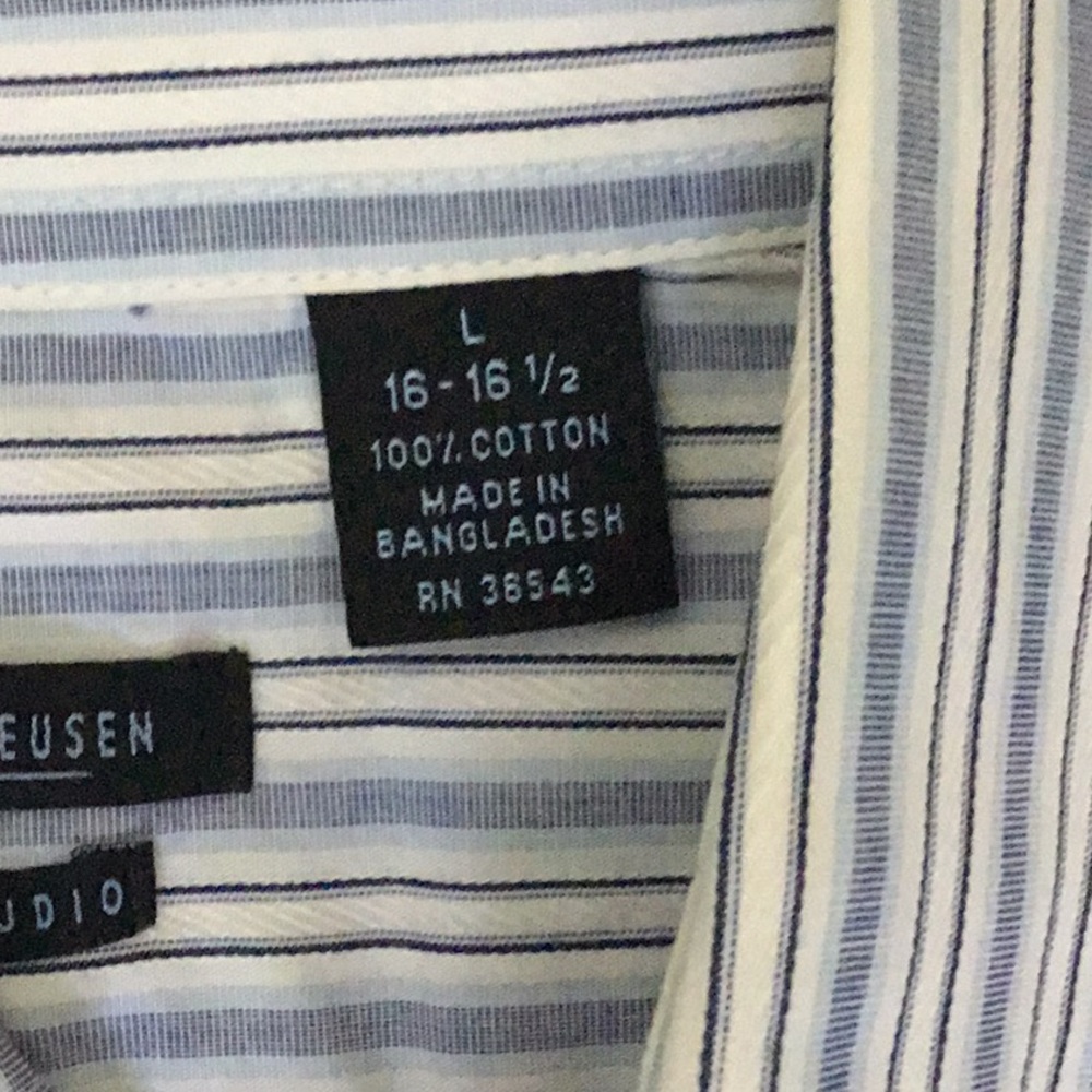 VAN HEUSEN SHIRT MEN 16/5. - Picture 3 of 5